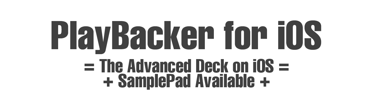 PlayBacker version 3